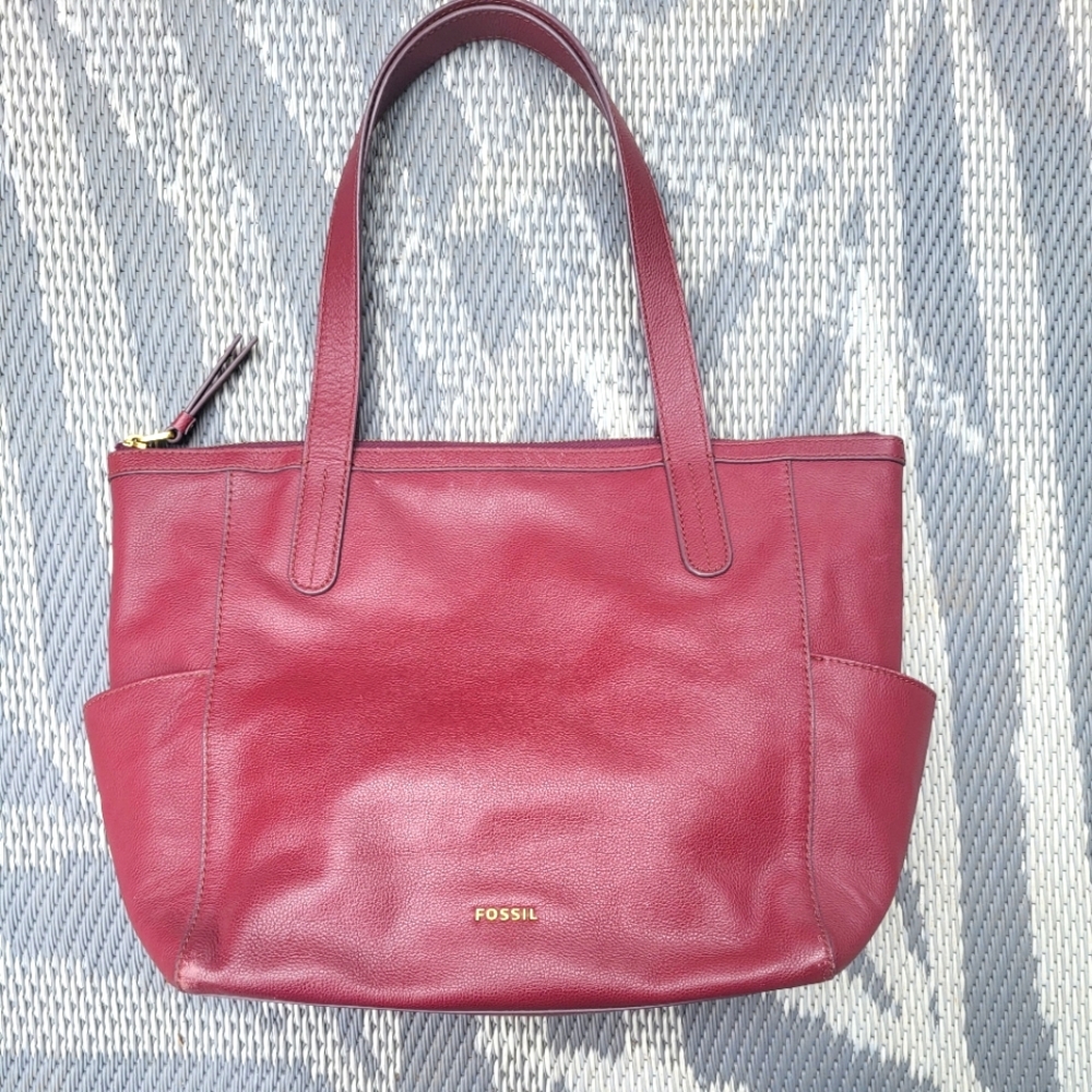 Fossil Mimi Large Leather Tote Bag - Picture 1 of 16
